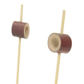 Bamboo Skewer with Red Ring 12cm (100 Units)