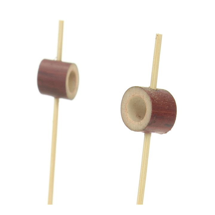 Bamboo Skewer with Red Ring 12cm (100 Units)