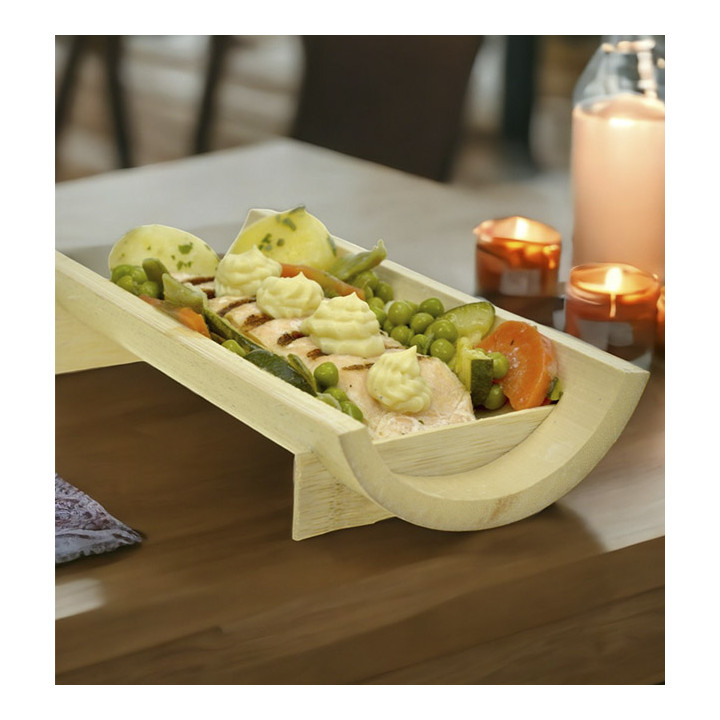 Bamboo Tray 20x10,5x4,5cm (12 Units)
