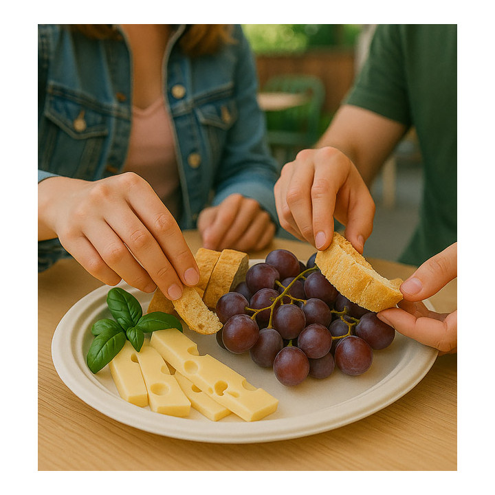 Sugarcane Tray White 26x20 cm (500 Units)