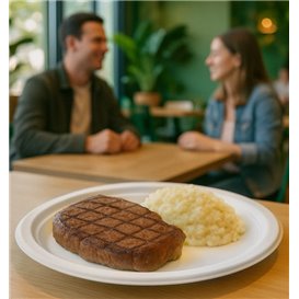 Sugarcane Tray White 26x20 cm (50 Units) 