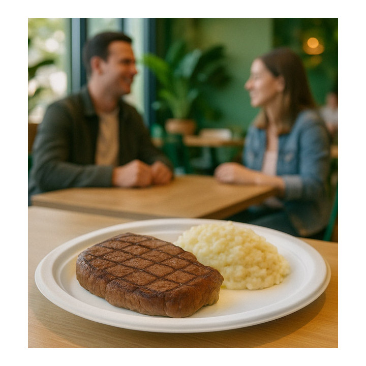 Sugarcane Tray White 26x20 cm (50 Units) 