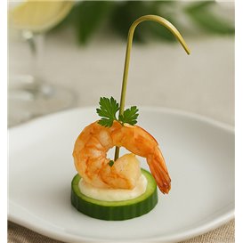 Bamboo Curved Skewer 9 cm (100 Pezzi)