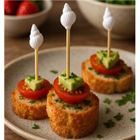 Bamboo Skewer Shell 7cm (1.200 Units)