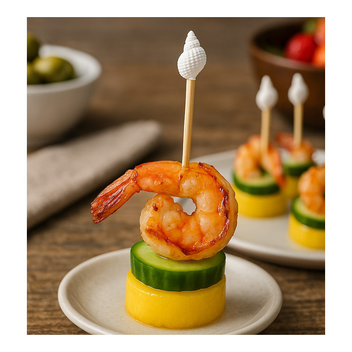 Bamboo Skewer Shell 7cm (1.200 Units)