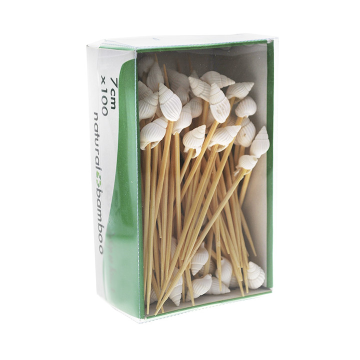 Bamboo Skewer Shell 7cm (1.200 Units)