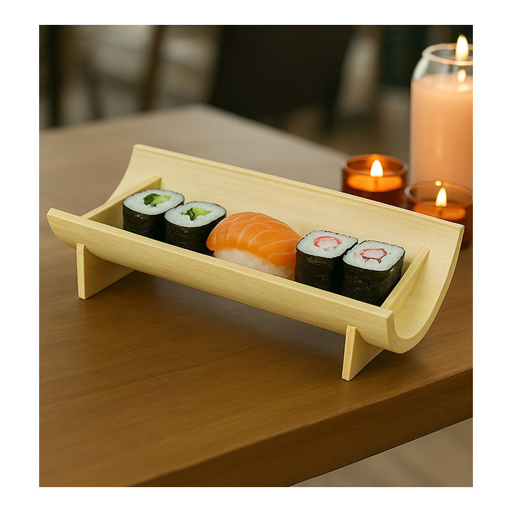 Bamboo Tray 20x10,5x4,5cm (12 Units)