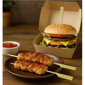 Natural Bamboo Golf Skewer 18cm in box (100 Units)  