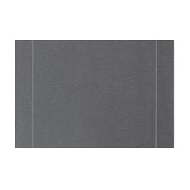 Reusable Cotton Placemat "Day Drap" Anthracite 32x45cm (12 Units) 