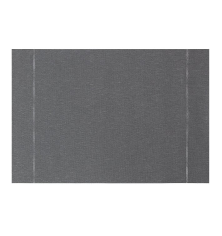 Reusable Cotton Placemat "Day Drap" Anthracite 32x45cm (12 Units) 