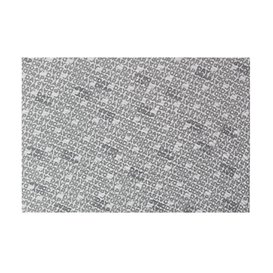 Reusable Cotton Placemat "Day Drap" Anthracite 32x45cm (12 Units) 