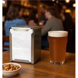 Paper Napkins for Napkin Dispenser 17x17cm White (10.000 Units) 