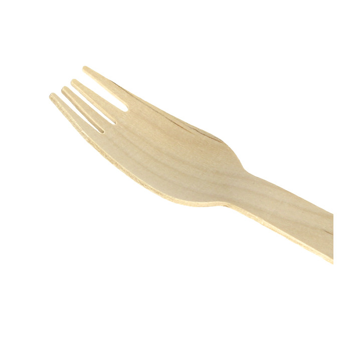 Wooden Fork Eco 16cm (100 Units)
