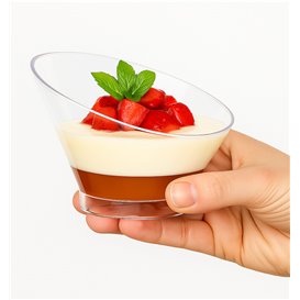 Transparent PS Low Jazzed Bowl 195ml (100 Units) 