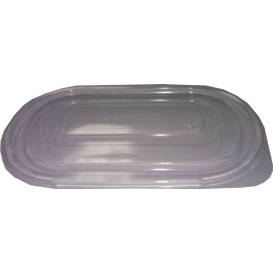 Reusable Transparent PP Lid for Rectangular Containers 20,4x15,3cm (50 Units)