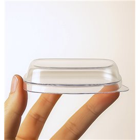 Dome Lid for Mini Bowl PS Transparent 7,5x7,5cm (100 Units)