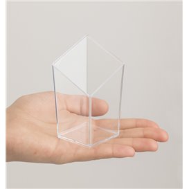 Transparent PS Diamond Portion Tasting Cup 48ml (200 Units) 
