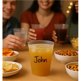 PP Mojito Glass Unbreakable Reusable Transparent 480 ml (450 Units)