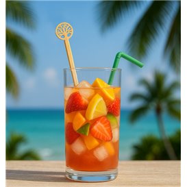 Bamboo Tree of Life Drink Stirrer 18cm (600 Units)