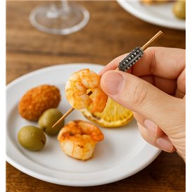 Bamboo Food Picks “Totem” 9cm (50 Units)