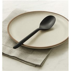 Reusable Soup Spoon in PP Black 15cm (1.000 Units)