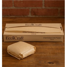 Greaseproof Paper Wrapping Kraft in Dispenser 26x27cm (6.000 Units)