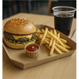 Pleated Kraft Paper Souffle Cup 30ml (3000 Units)
