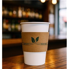 Kraft Coffe Cup Sleeve 8 Oz (1.000 Units)