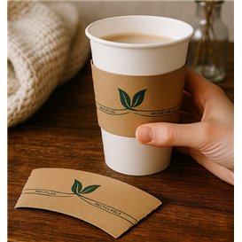 Kraft Coffe Cup Sleeve 8 Oz (1.000 Units)
