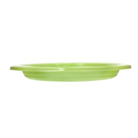 PS Reusable Plastic Plate Flat Lime Green Ø165mm (450 Units)