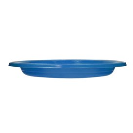 PS Reusable Plastic Plate Flat Dark Blue Ø165mm (450 Units)