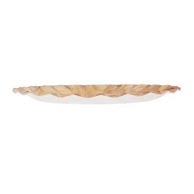 Paper Plate with Wood Print “Bali” Ø18cm 290g/m² (500 Units)