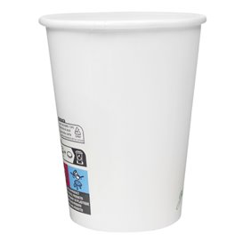 Paper Cup White 9Oz/280ml Ø7,7cm (1.000 Units)