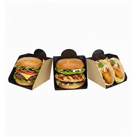 Cardboard Hamburger Spoon 12x12x10cm (25 Units)