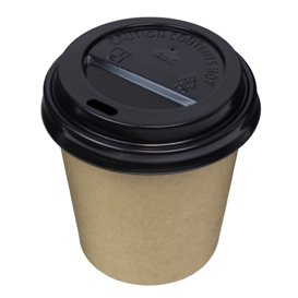 Lid for Paper Cup Hole White 4Oz/120ml Ø6,2cm (50 Units)