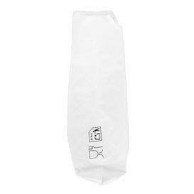 Paper Food Bag White 12+6x20cm (250 Units)  