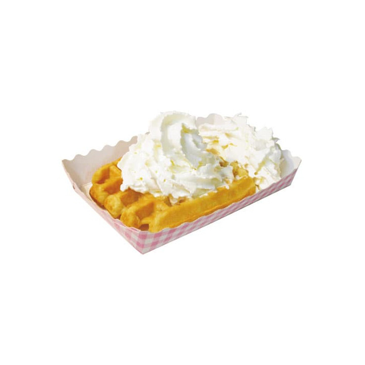 Paper Tray Waffle Closed Pink 18,2x12,2x3cm (500 Units)
