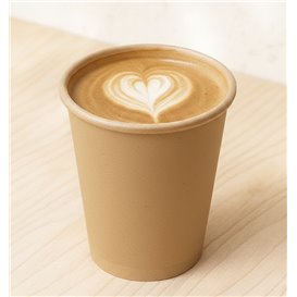 Paper Cup Kraft-Kraft 7Oz/210ml Ø7cm (50 Units)