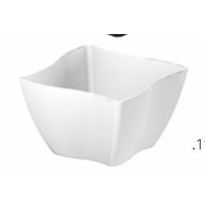 Reusable Tasting Cup PS "Pagoda" White 90ml (25 Units) 