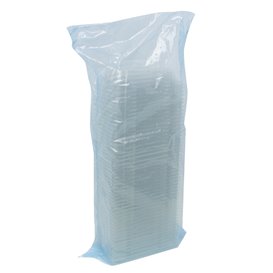 Plastic Lid for Sushi Container rPET 12x6,2cm (50 Units)