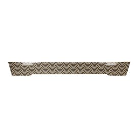 ''Waves'' Cardboard Sushi Tray 22x9cm (400 Units)