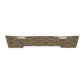 ''Waves'' Cardboard Container Sushi 16,5x11,5cm (400 Units)