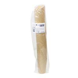 Paper Container Kraft for Fries and Wraps Ø8,1x11,5cm (55 Units)