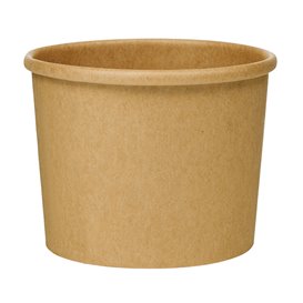 Kraft Paper Ice Cream Container 8Oz/220ml (50 Units)