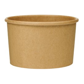 Kraft Paper Ice Cream Container 6Oz/170ml Ø9,0cm (1.000 Units)