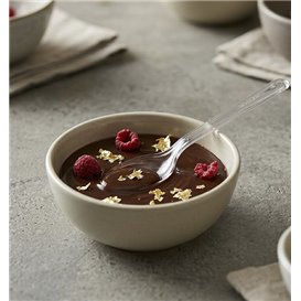 Reusable Spoon in PS Transparent 18cm (50 Units)