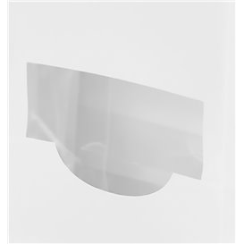 SOS Bag with Tin Tie and Window White 12+6,0x23,5cm (50 Units)