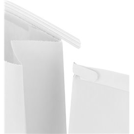 SOS White Bag with Closure 9+6x26cm (50 Uds)