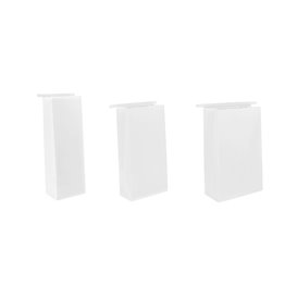 SOS White Bag with Closure 9+6x26cm (50 Uds)