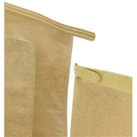 SOS Paper Bag and BOPP Display Window with Tin Tie 9+6x26cm (1000 Uds)
